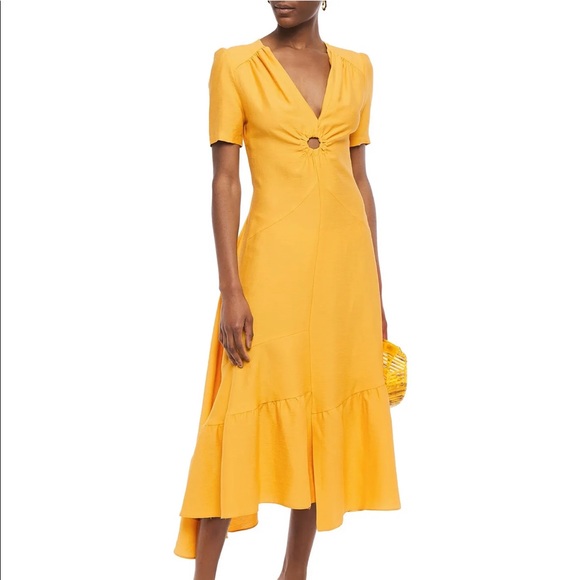 Sandro | Dresses | Sandro Yellow Tamara 